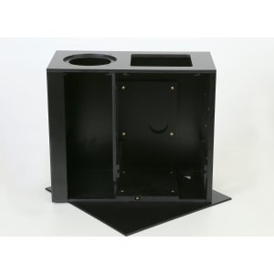 Custom fabricated speaker enclosure PC ABS UL94-V0 rated