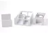 White custom ABS Housing with removable cover