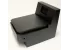 Black ABS plastic electronics cleaning enclosure
