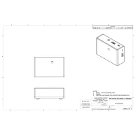 plastic clam shell ABS Arduino device Enclosure