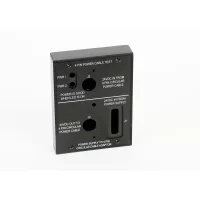 Plastic Electronic enclosure with screw down cover for PCB